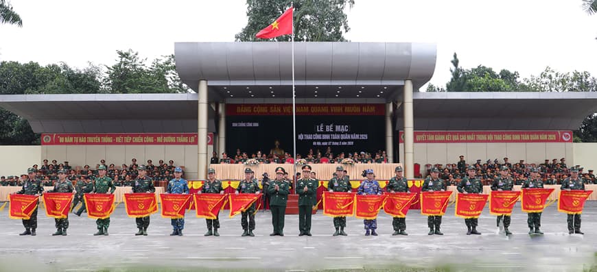 Quân chủng Hải quân xếp thứ Nhất khối quân chủng, quân đoàn Hội thao Công binh toàn quân