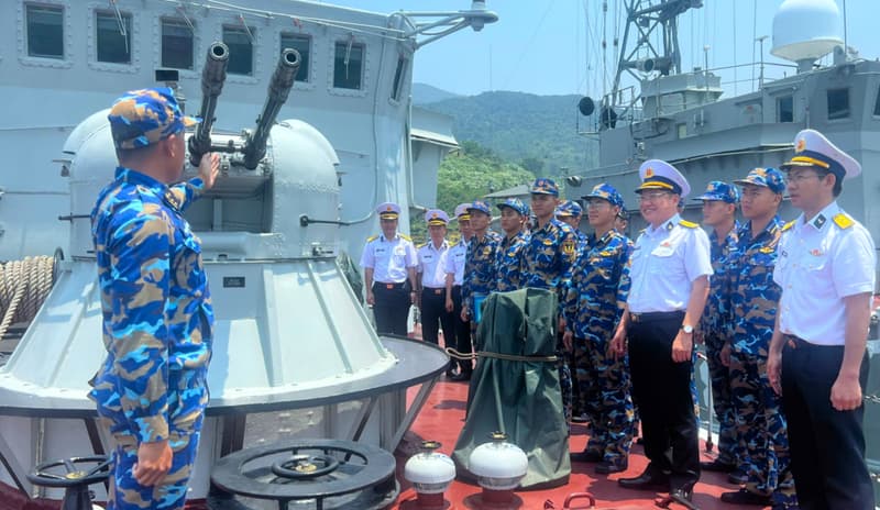 Học viện Hải quân nắm tình hình và kiểm tra chất lượng học viên thực tập tốt nghiệp cuối khoá