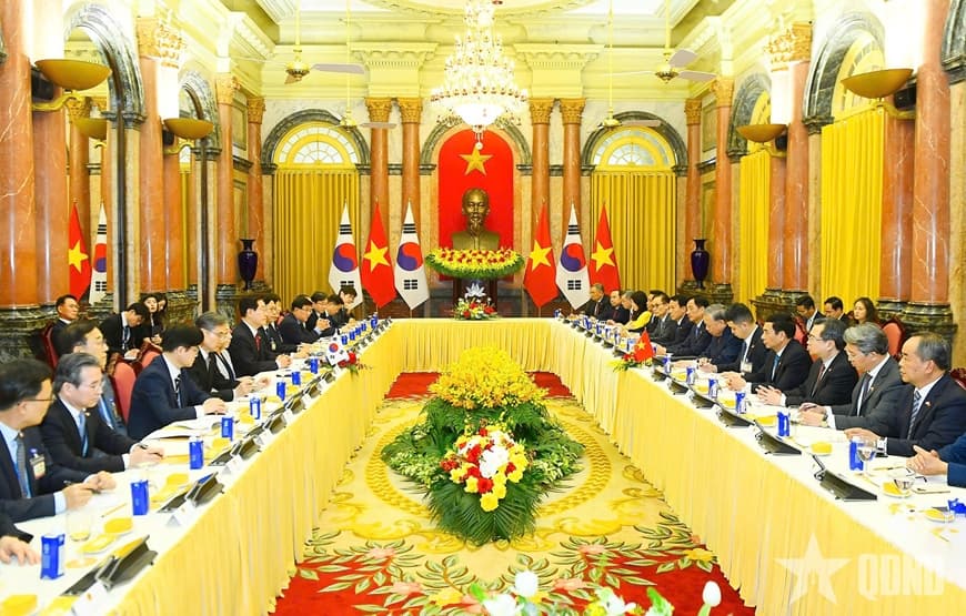 Tổng Bí thư, Chủ tịch nước Tô Lâm hội đàm với Tổng thống Hàn Quốc Lee Jae Myung