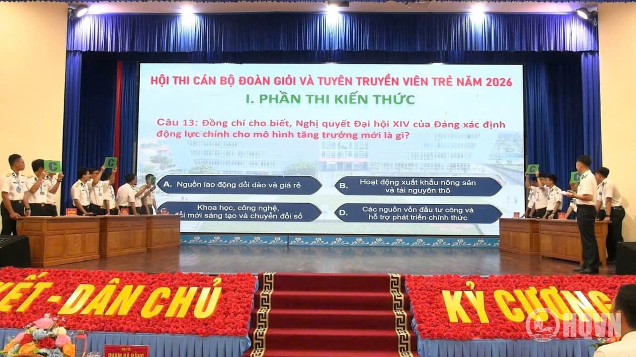 Nhà máy X52: Hội thi cán bộ đoàn giỏi và tuyên truyền viên trẻ