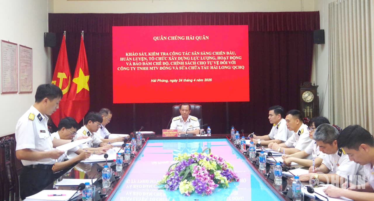 Kiểm tra công tác dân quân tự vệ tại Nhà máy X46