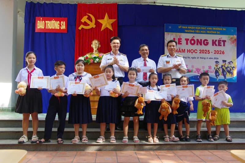 Trường Tiểu học Trường Sa tổng kết năm học 2025 - 2026