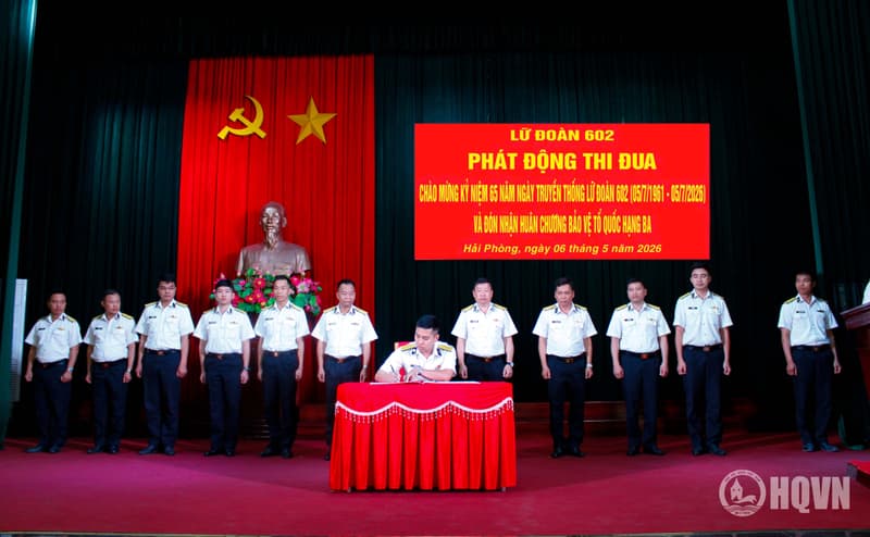 Lữ đoàn 602 phát động “65 ngày thi đua quyết thắng”