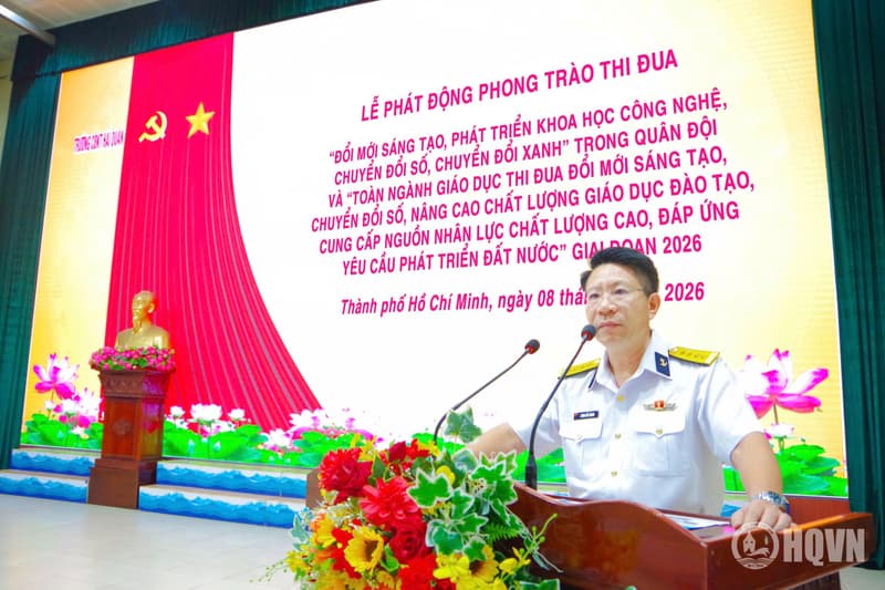 Trường Cao đẳng Kỹ thuật Hải quân phát động các phong trào thi đua