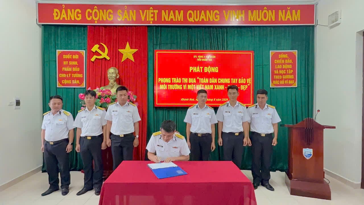 Tiểu đoàn 458 phát động phong trào thi đua