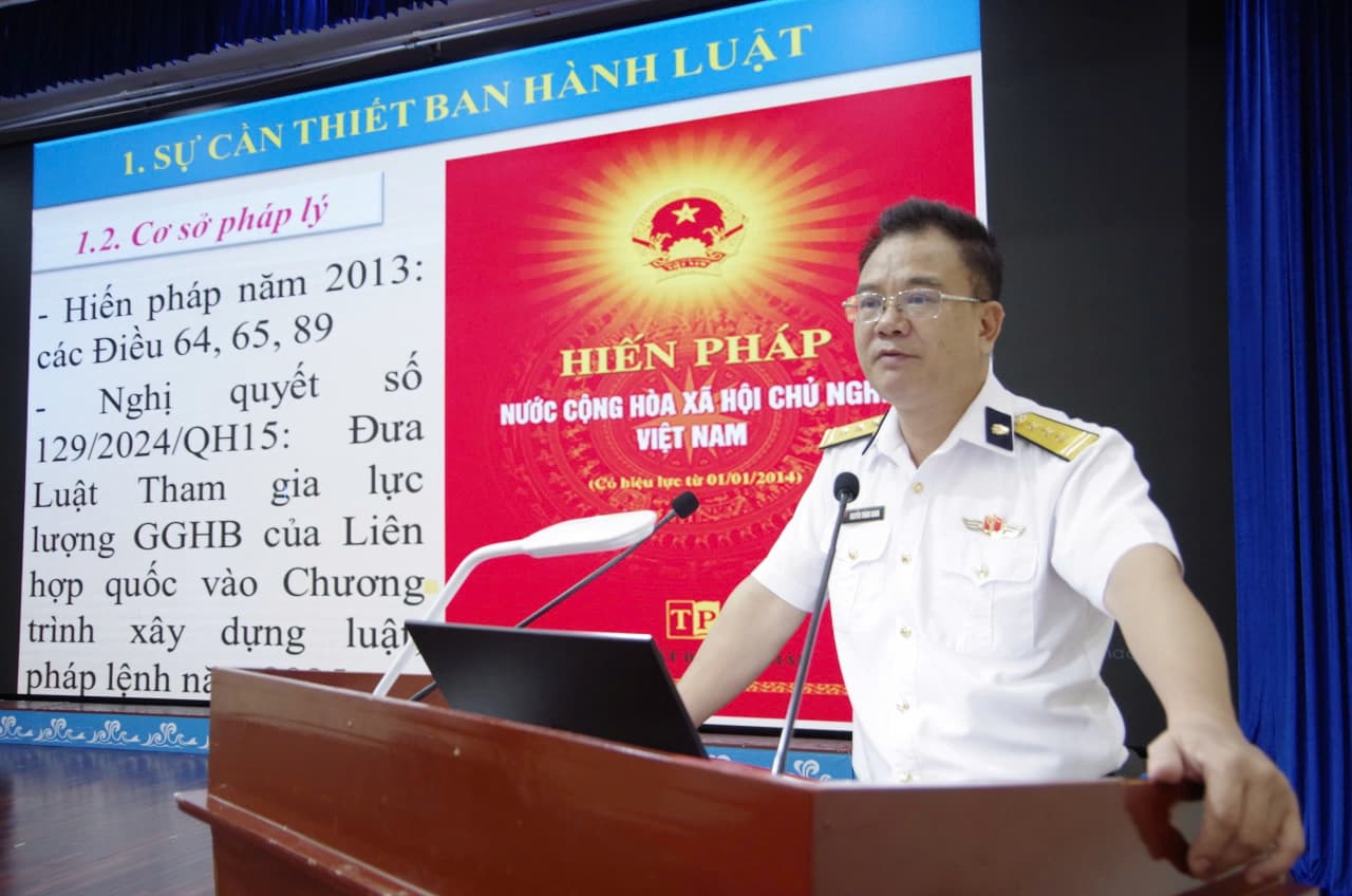 Nhà máy X52: Phối hợp phổ biến, giáo dục pháp luật năm 2026