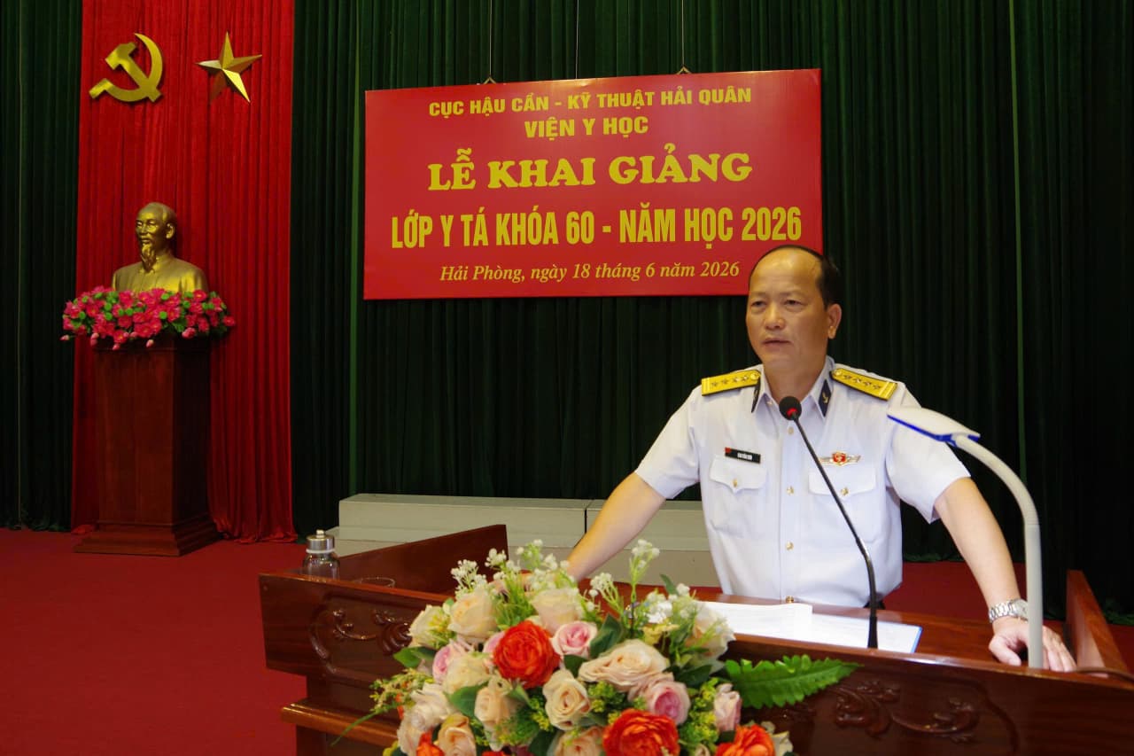 Viện Y học Hải quân khai giảng đào tạo lớp y tá khóa 60