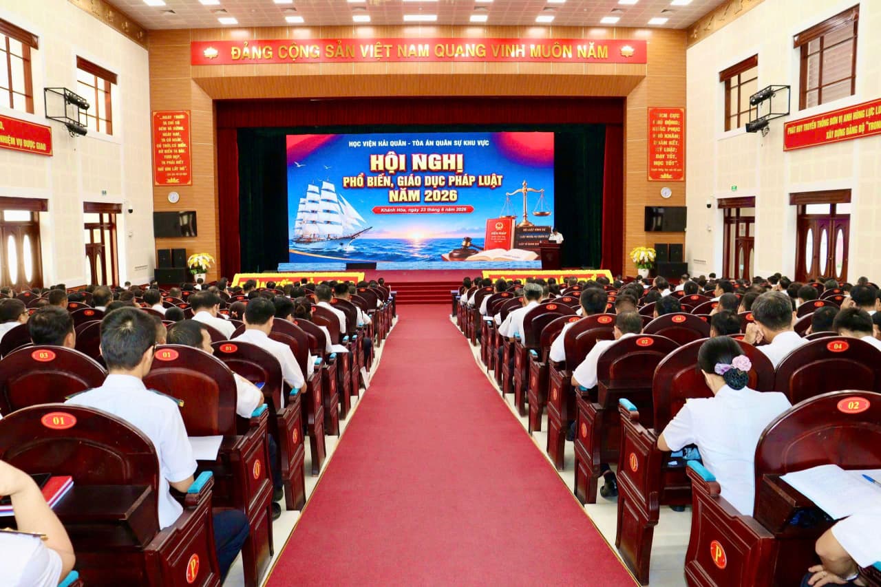 Học viện Hải quân nâng cao hiệu quả phối hợp phổ biến, giáo dục pháp luật
