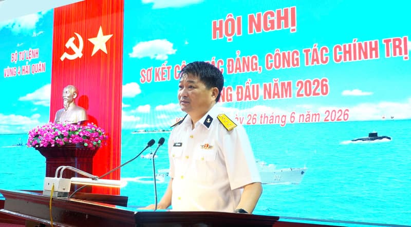Vùng 4: Hoạt động công tác đảng, công tác chính trị triển khai đồng bộ, hiệu quả