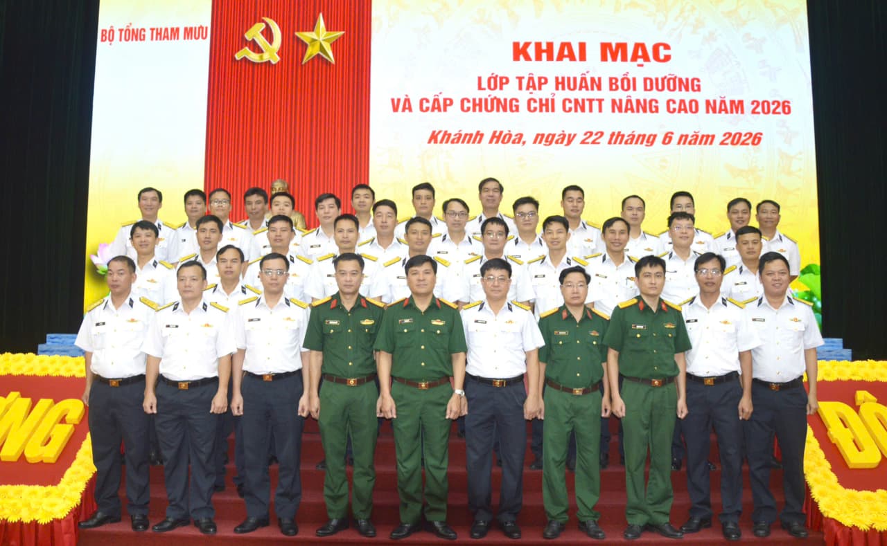 Bồi dưỡng và cấp chứng chỉ công nghệ thông tin nâng cao tại Học viện Hải quân