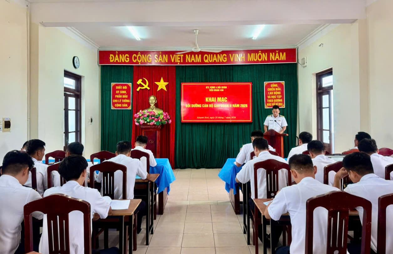 Tiểu đoàn 458 tập huấn cán bộ giai đoạn 2 năm 2026