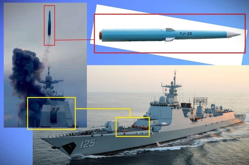 Trung Quốc tích hợp tên lửa siêu vượt âm YJ-20 trên Type 052D