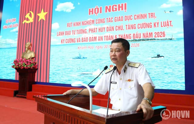 Vùng 4 rút kinh nghiệm công tác giáo dục chính trị, quản lý tư tưởng và kỷ luật