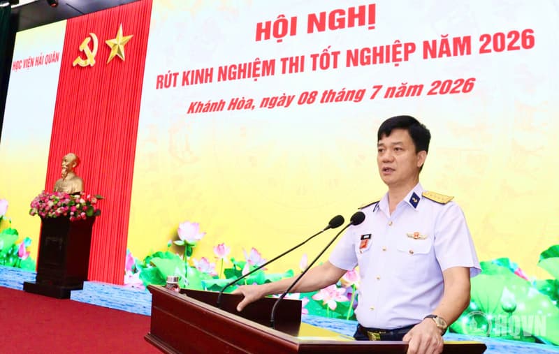 Học viện Hải quân rút kinh nghiệm thi tốt nghiệp năm 2026