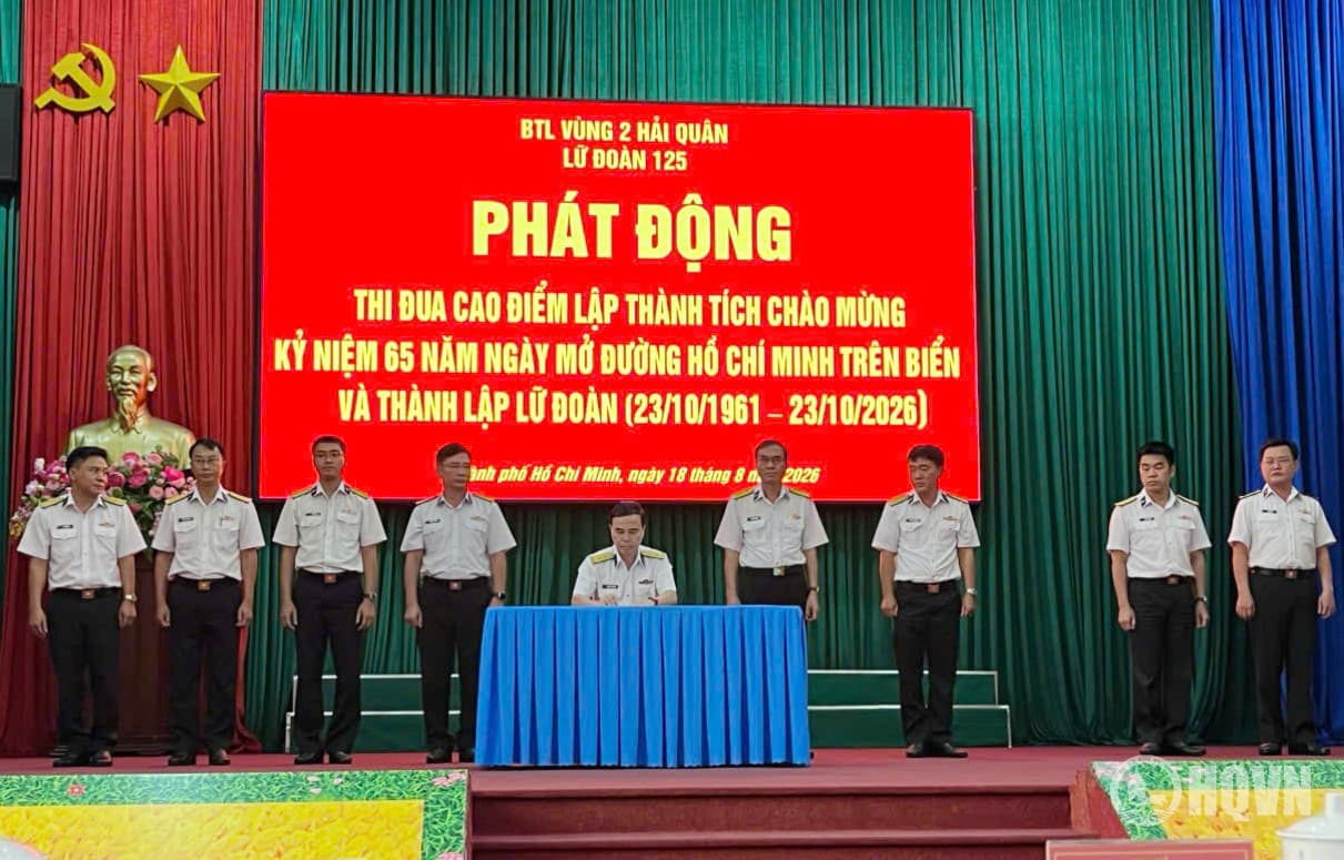Lữ đoàn 125 phát động thi đua “65 ngày đêm hành động kiểu mẫu”