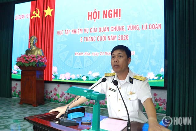 Lữ đoàn 101 quán triệt, giáo dục nhiệm vụ 6 tháng cuối năm 2026