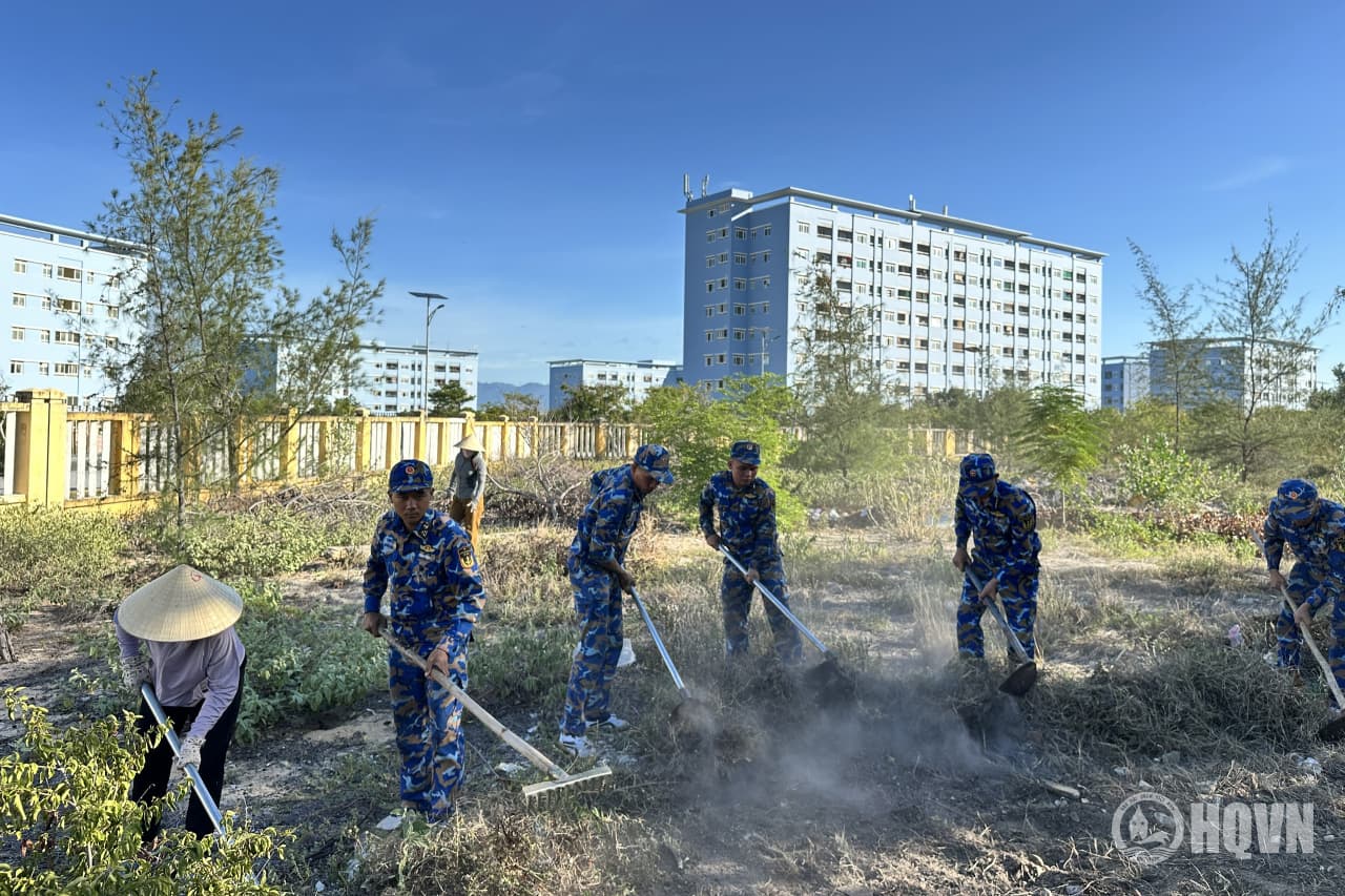 Tuổi trẻ Lữ đoàn 162 thực hiện “Ngày thứ 7 tình nguyện”