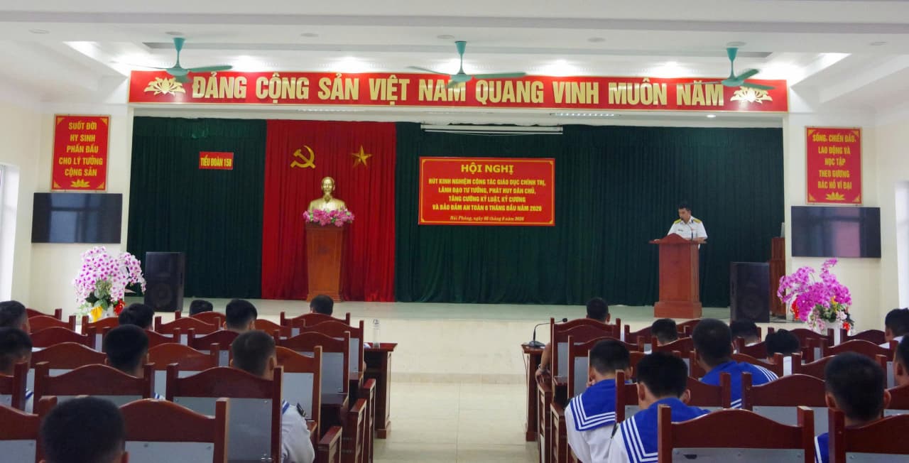 Tiểu đoàn 158 rút kinh nghiệm công tác giáo dục, lãnh đạo tư tưởng