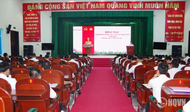 Quân chủng Hải quân: Khai mạc tập huấn công tác vật tư CTĐ, CTCT năm 2026