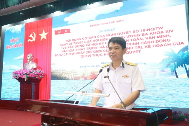 Vùng 4 học tập, quán triệt, triển khai thực hiện các nghị quyết, chỉ thị của Đảng