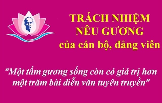 Đạo đức công vụ và trách nhiệm nêu gương