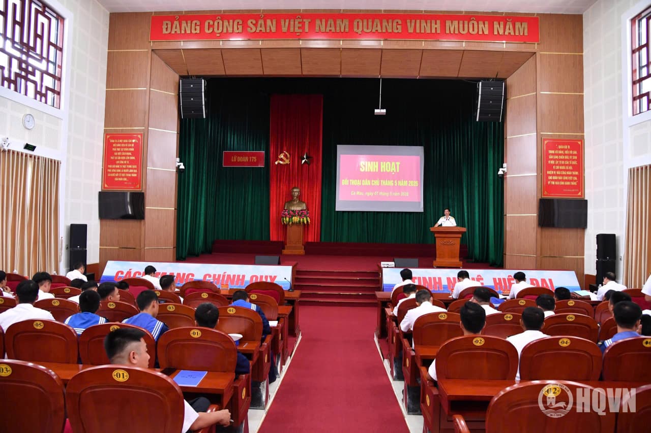 Lữ đoàn 175 tổ chức đối thoại dân chủ tháng 5 năm 2026