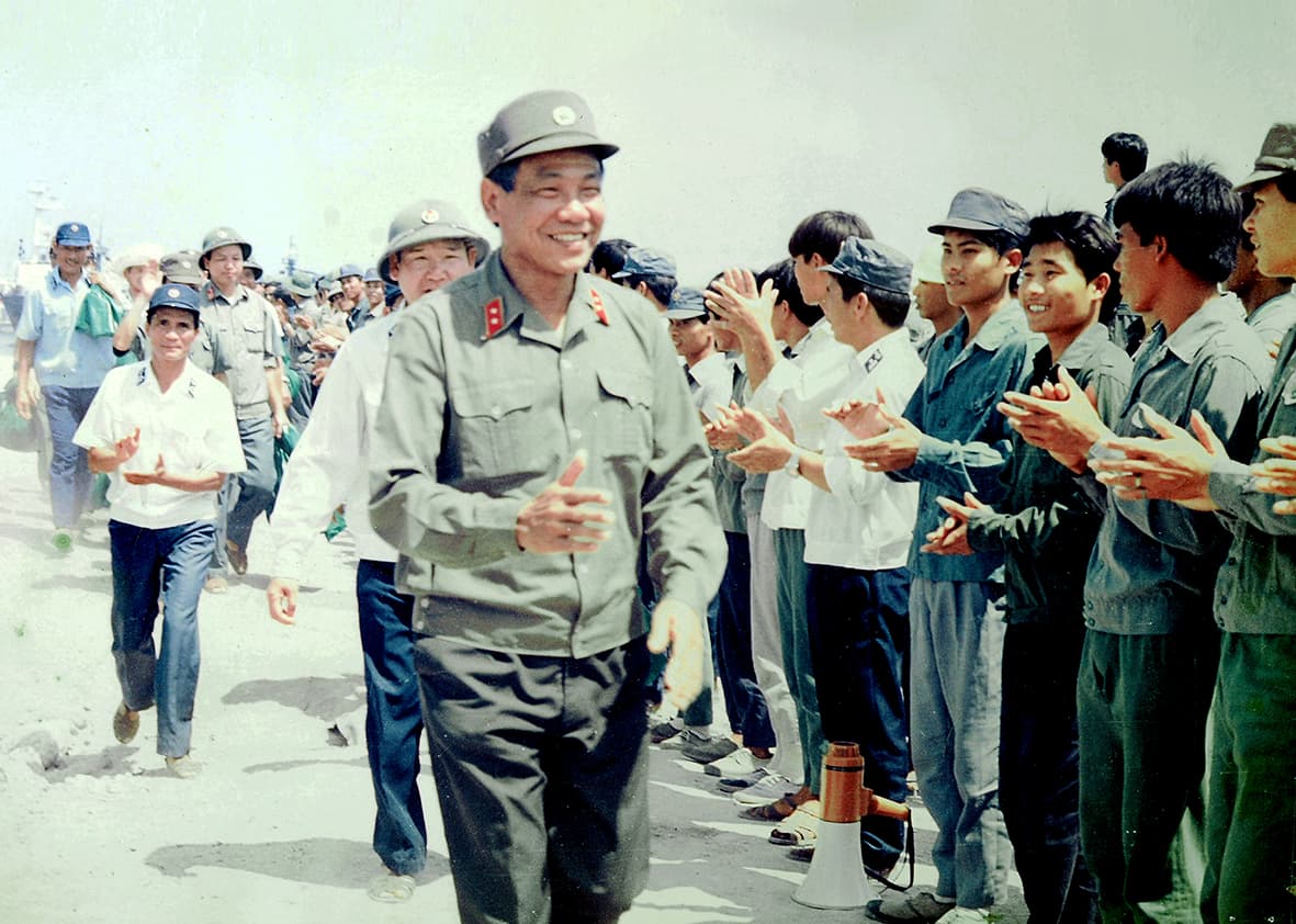 Dấu ấn sâu đậm về nguyên Tổng Bí thư Lê Khả Phiêu trong trái tim của những người giữ biển