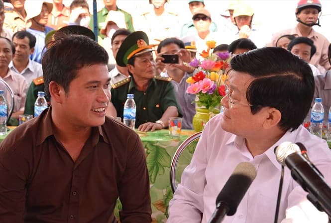 32 ngư dân Trung Quốc vừa được cứu tại Trường Sa: Lại là Bùi Văn Phải