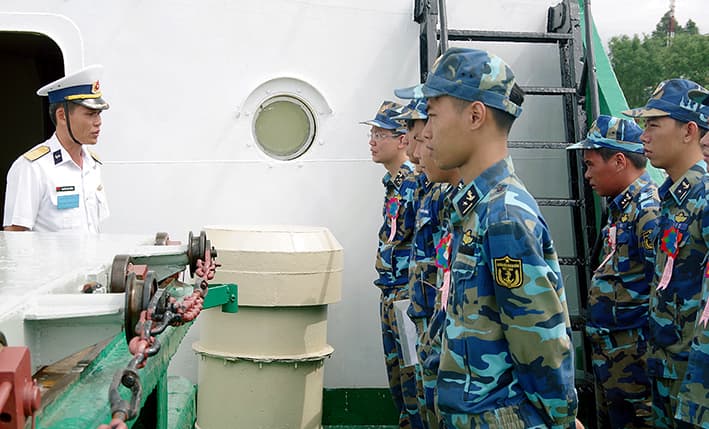 Lữ đoàn 127 hội thao huấn luyện tàu mặt nước năm 2018