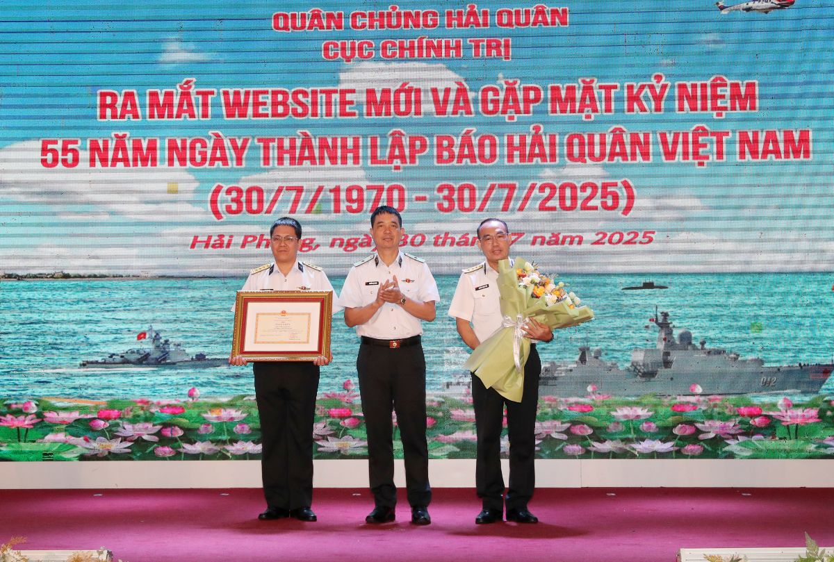Báo Hải quân Việt Nam: Ra mắt Website mới và gặp mặt kỷ niệm 55 năm Ngày thành lập