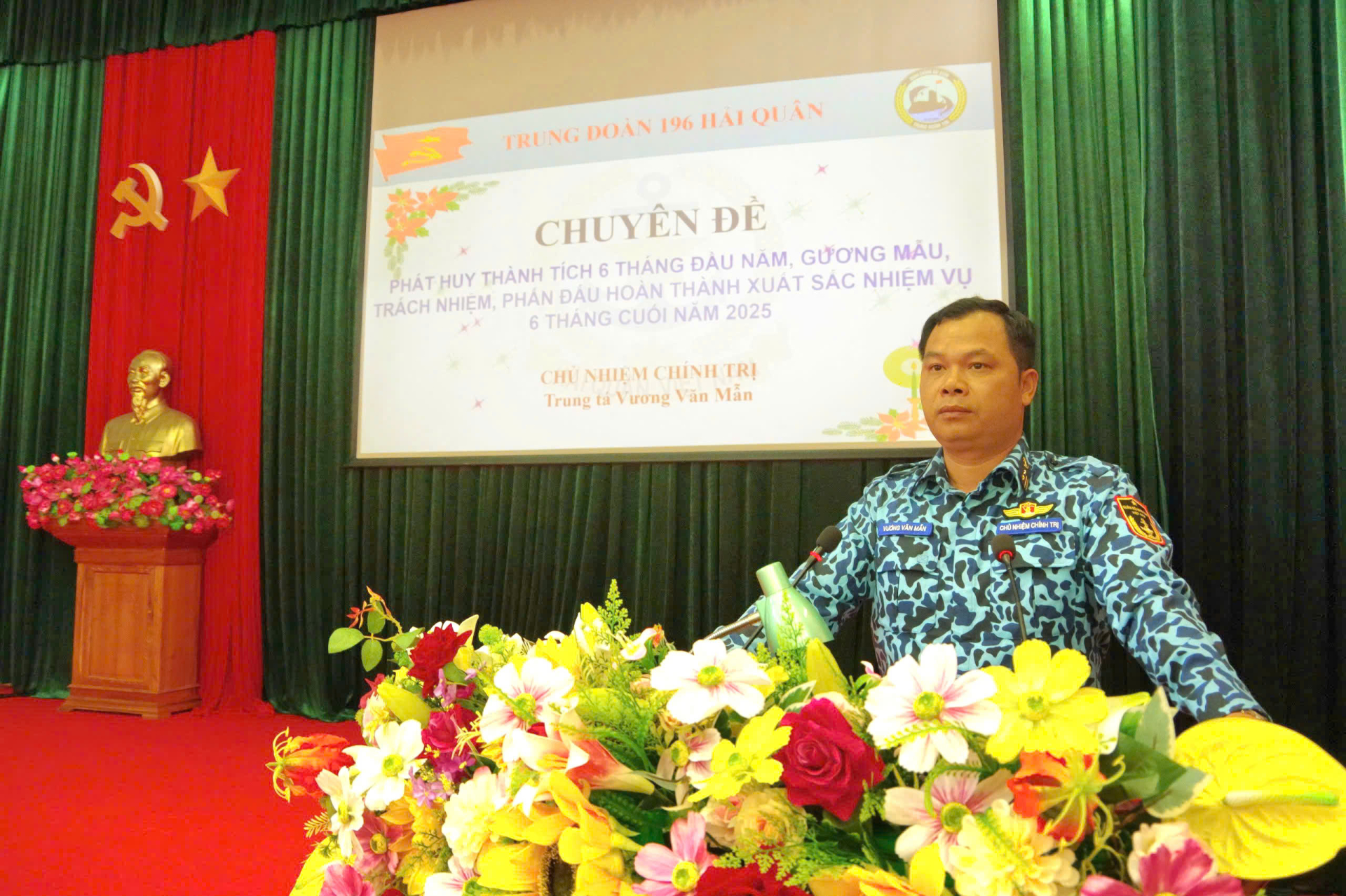 Trung đoàn 196 Hải quân giáo dục nhiệm vụ 6 tháng cuối năm 2025
