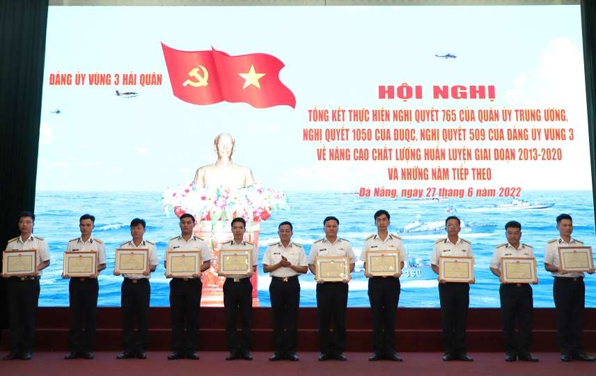 Đảng ủy Vùng 3 tổng kết 10 năm thực hiện Nghị quyết 765 của Quân ủy Trung ương