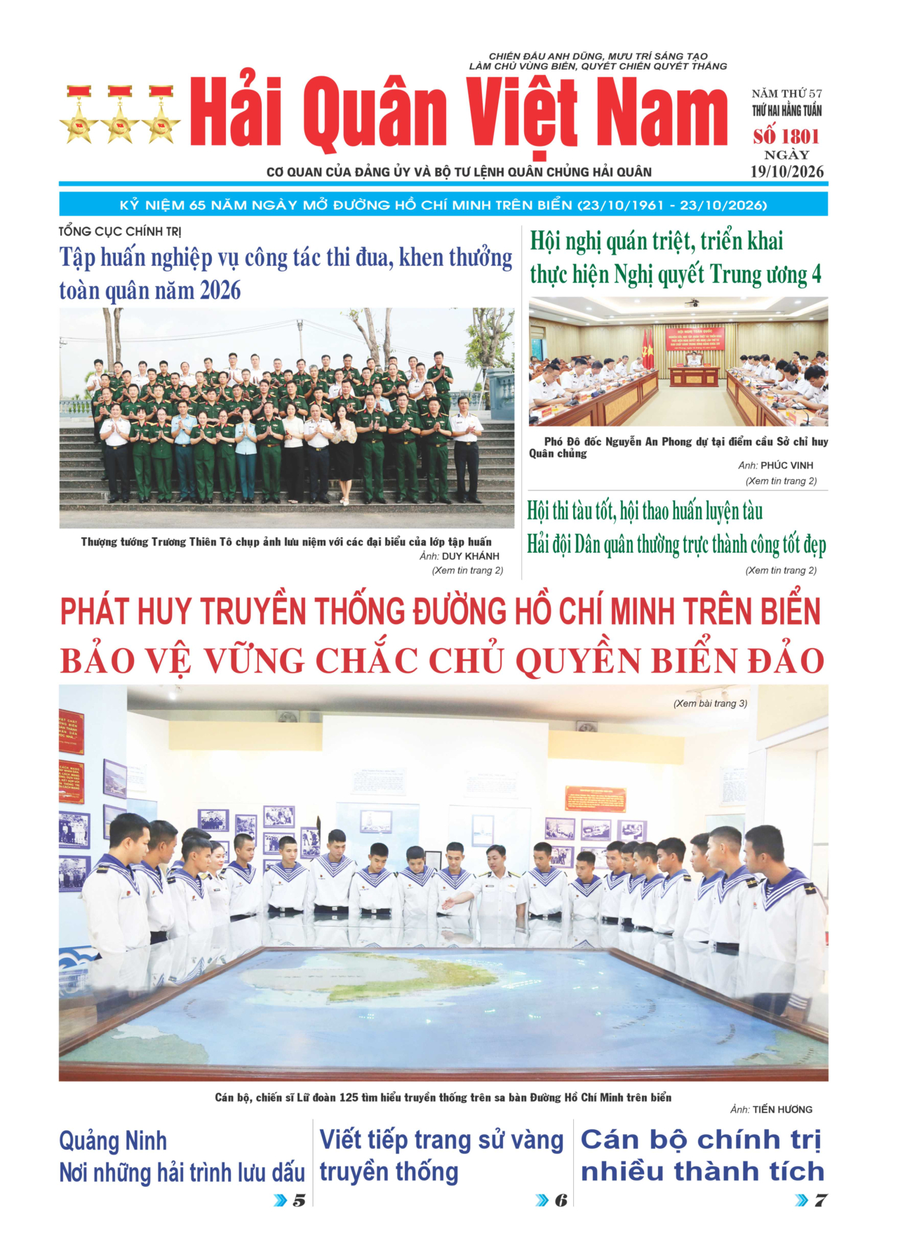 Báo in Hải quân số 1801