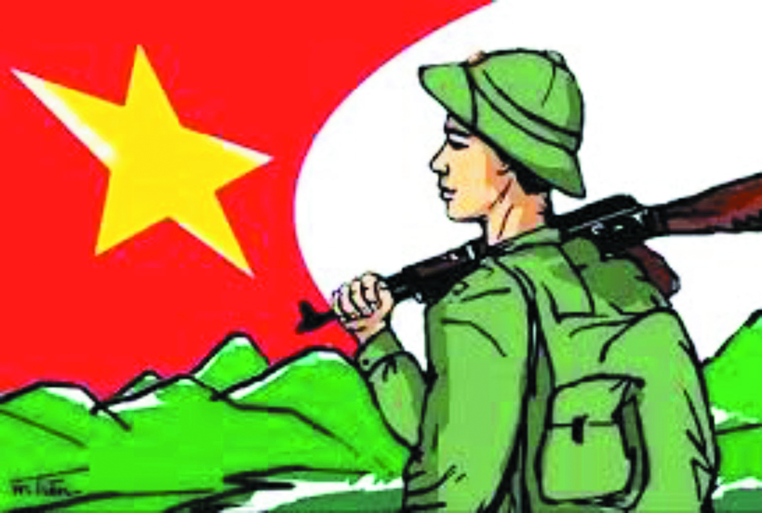 Nhớ màu xanh áo lính