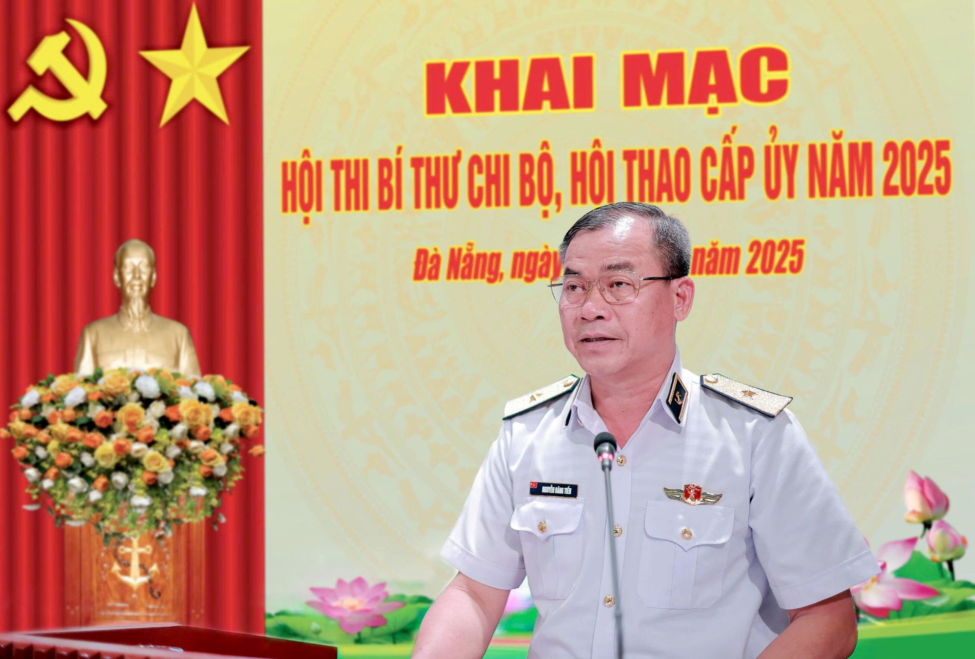 Vùng 3 Hải quân khai mạc hội thi bí thư chi bộ, hội thao cấp ủy năm 2025