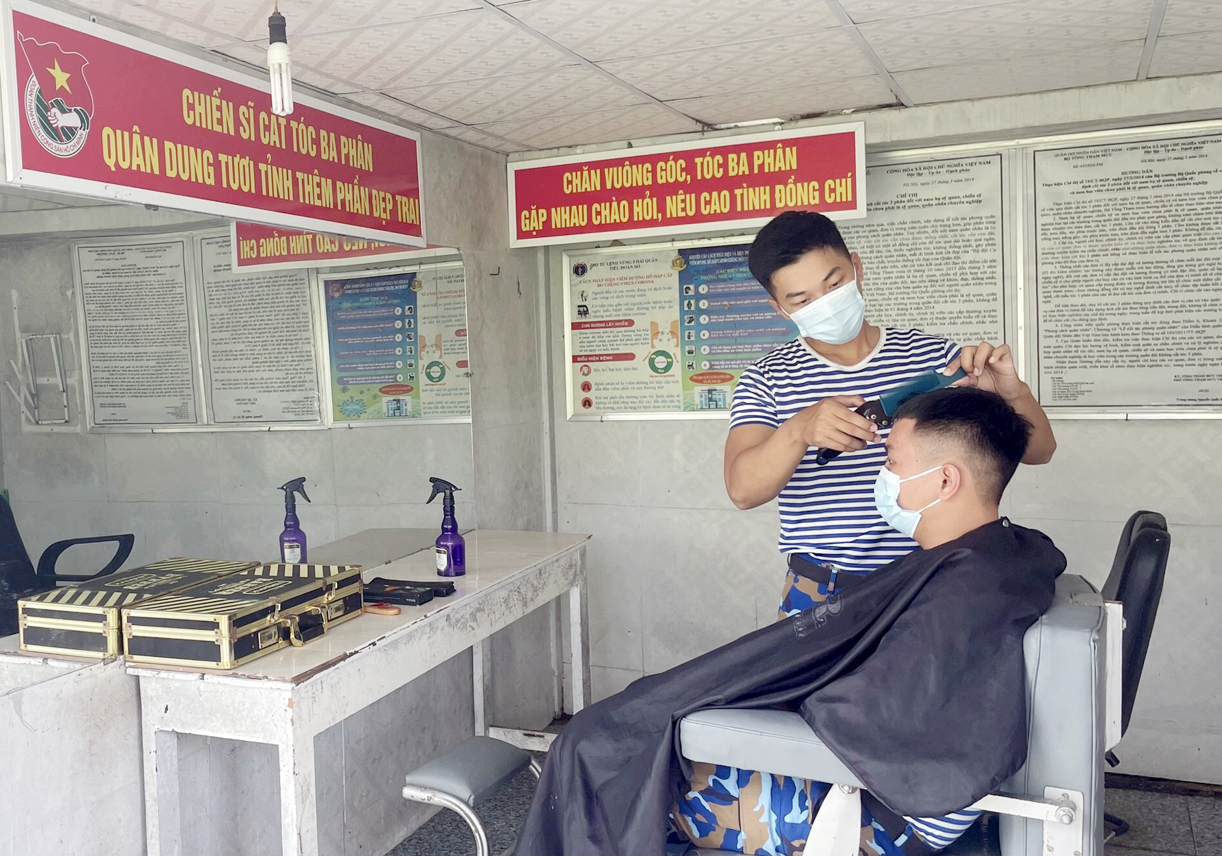 Hiệu quả của “tiệm cắt tóc” trong đơn vị