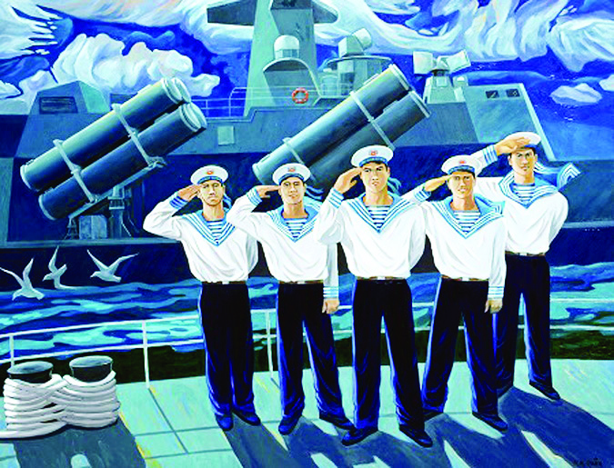 Tình yêu người lính biển là niềm kiêu hãnh của đất nước, sự chắc chắn ở phía sau từng đường biển. Hãy xem hình ảnh liên quan để cảm nhận tình yêu và tâm huyết của các anh hùng lính biển.