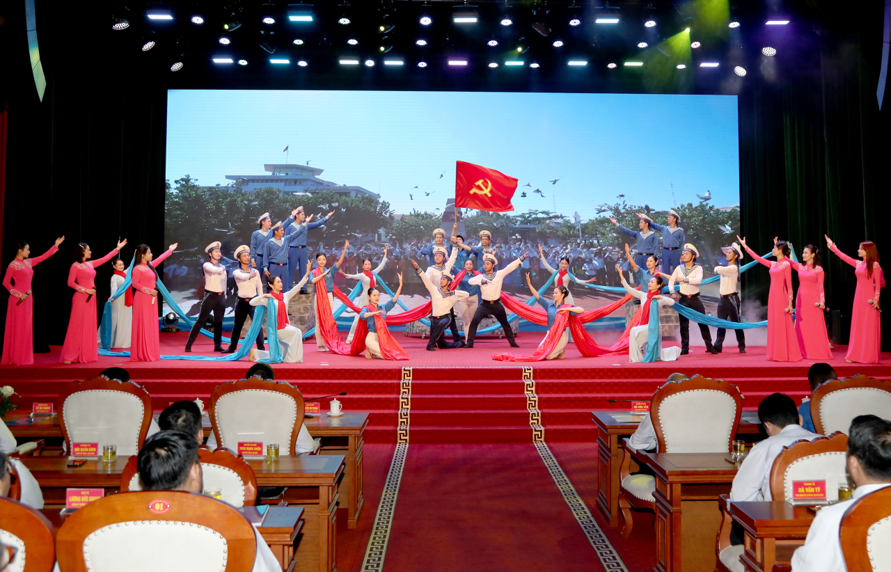 Một tiết mục văn nghệ trong chương trình