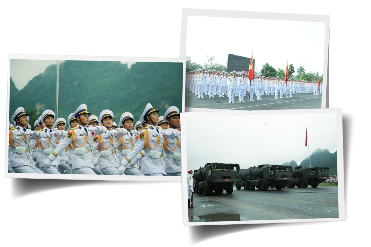 Lực lượng và trang bị của Hải quân nhân dân Việt Nam tham gia luyện tập Lễ diễu binh, diễu hành kỷ niệm 80 năm Quốc khánh 2/9
