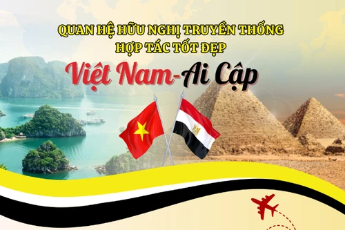 Quan hệ hữu nghị truyền thống, hợp tác tốt đẹp Việt Nam-Ai Cập
