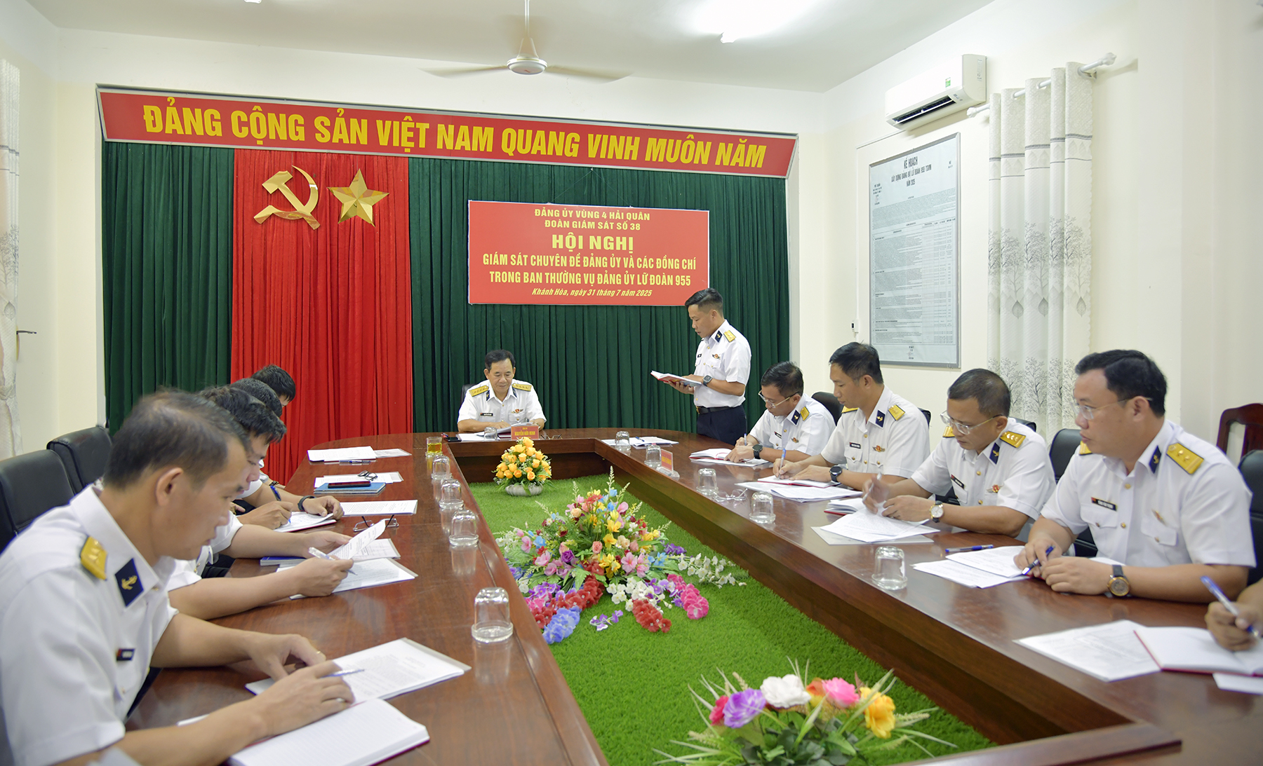 Vùng 4 giám sát chuyên đề đối với Đảng ủy Lữ đoàn 955