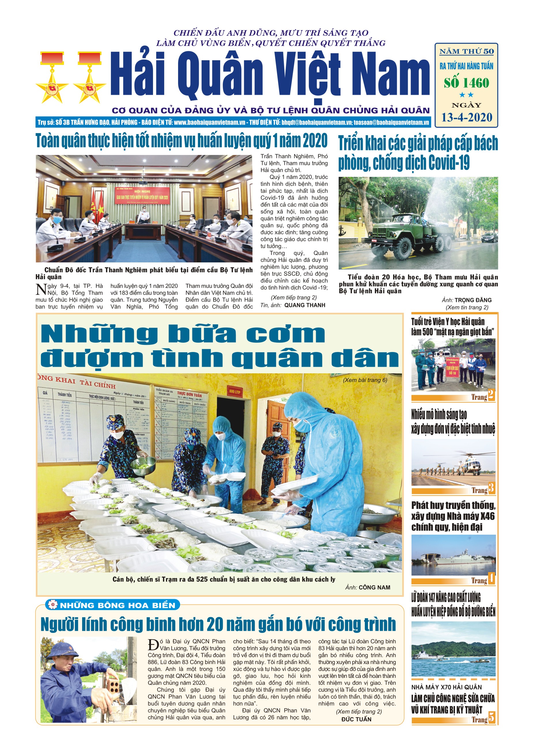 Báo in Hải quân số 1460