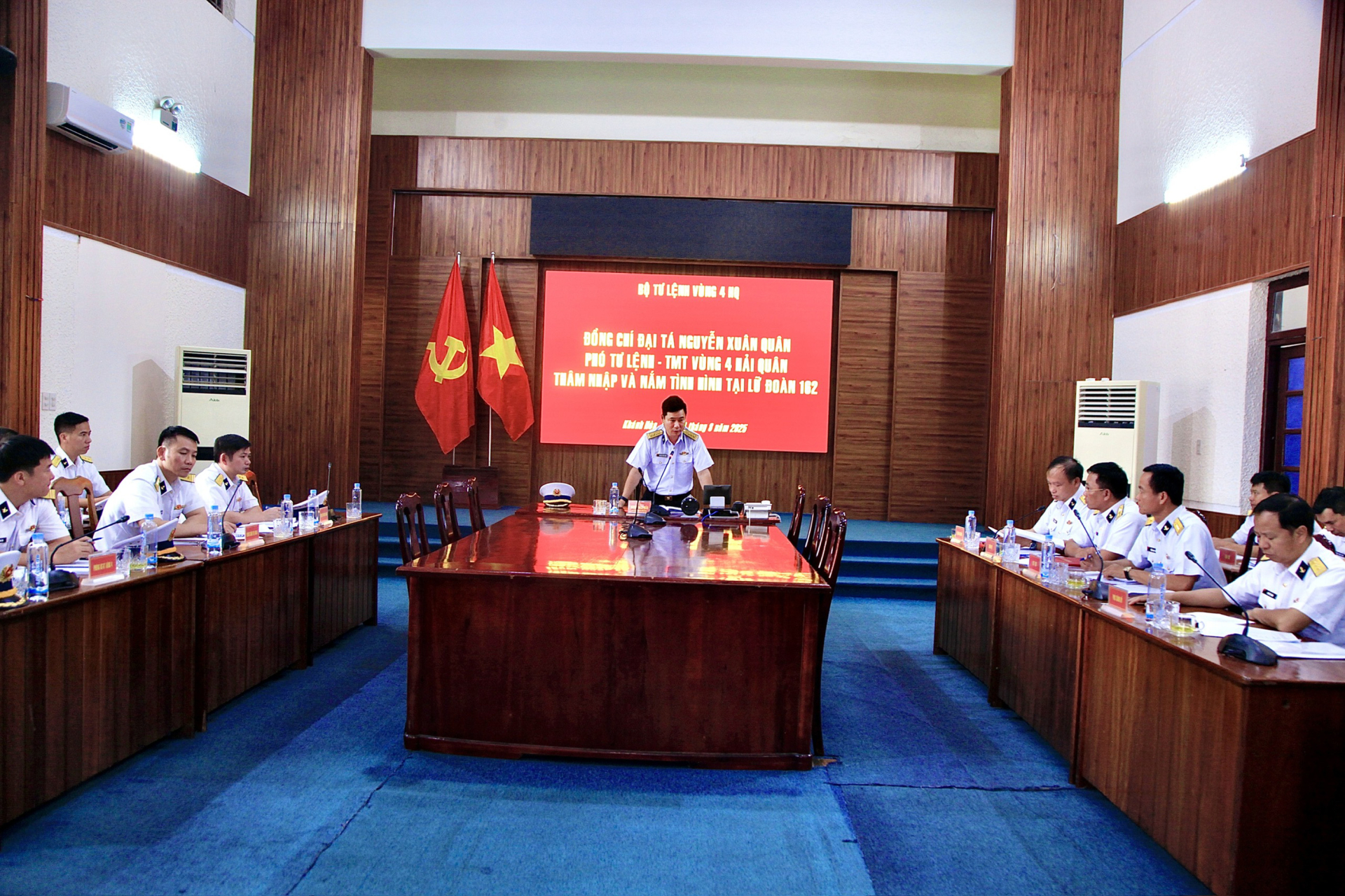 Bộ Tư lệnh Vùng 4 kiểm tra tại Lữ đoàn 162